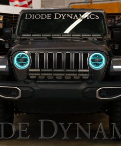2018 jeep jl wrangler rgbw halo front teal 2