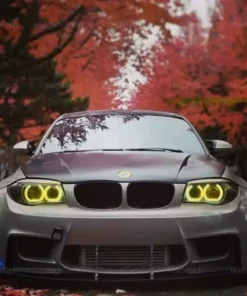 BMW 1 Series E81 E82 E87 Angel Eye Kit Carbon Brow