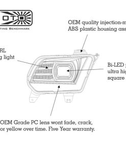 26965.Ford Mustang 10 14 XB LED Headlights.070 1
