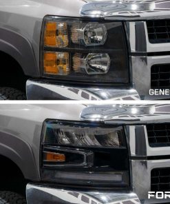2007 chevy silverado headlight reflector comparison collage