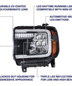 2014 2018 gmc sierra reflector headlight amazon infographic 4