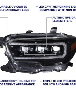 2016 2022 toyota tacoma projector headlight amazon infographic 4