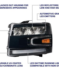 chevrolet silverado reflector headlight amazon infographic 3