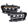 fl0001 toyota tacoma projector headlight pair on