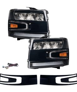fl0004 chevrolet silverado headlight reflector pair off 1