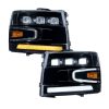 fl0005 chevy silverado headlight pair on 2