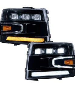 fl0005 chevy silverado headlight pair on 2