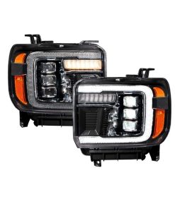 fl0012 gmc sierra headlight pair on 1