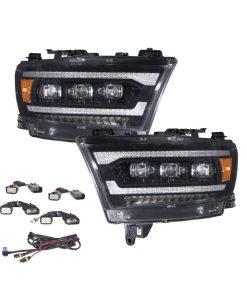 fl0015 ram 1500 projector headlight pair off