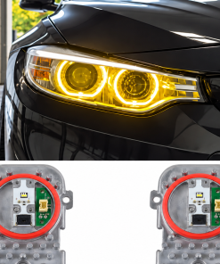 CSL Yellow DRL LED Boards For E92 LCI 3 Series 335i 328i 335is Xenon Headlights Only Complete Set