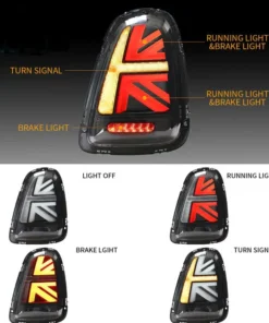 VLAND LED Tail lights For BMW Mini Cooper [Mini Hatch] R56 R57 R58 R59 2007 2013[E MARK] (1)
