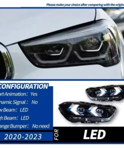 BMW F10 5 Series M5 535i 528i 5501 Snake Eye Headlights