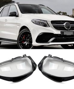 Headlight Lens Cover Right/Left Pair For Benz W166 GLE350 2016 2017 2018 2019