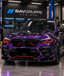 BMW X3 X4 custom DRL LED lighting example 1