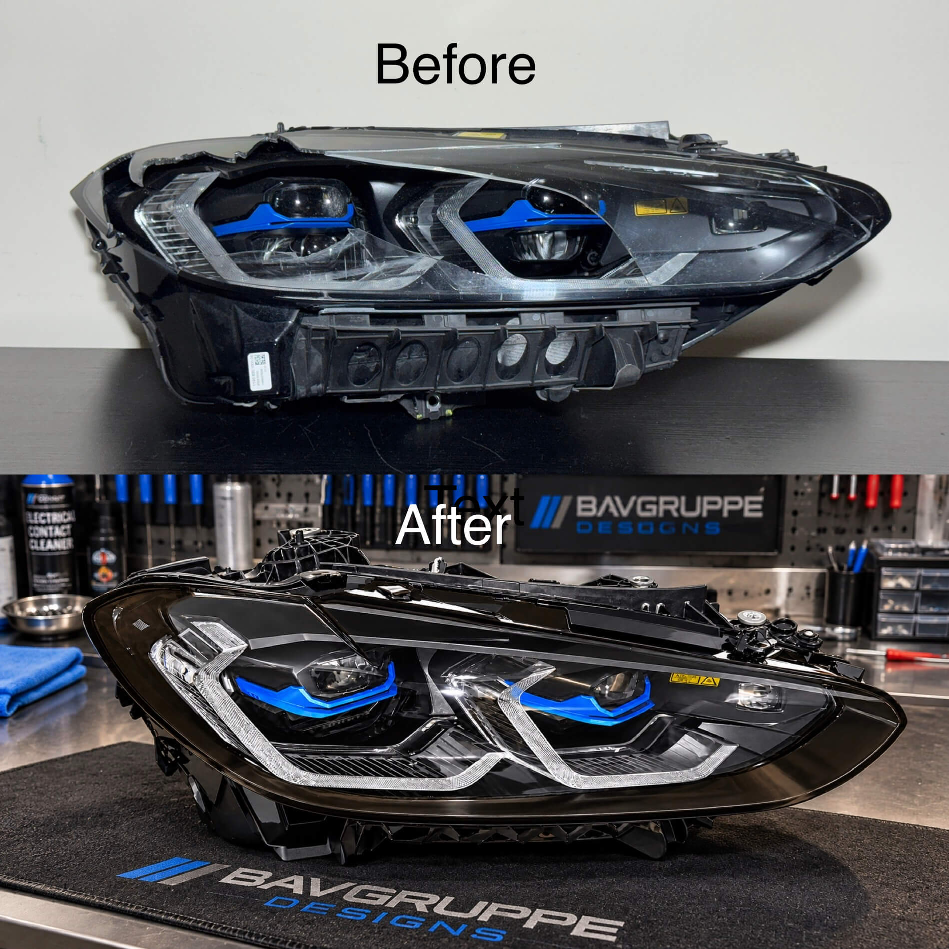 headlight repair lens Image