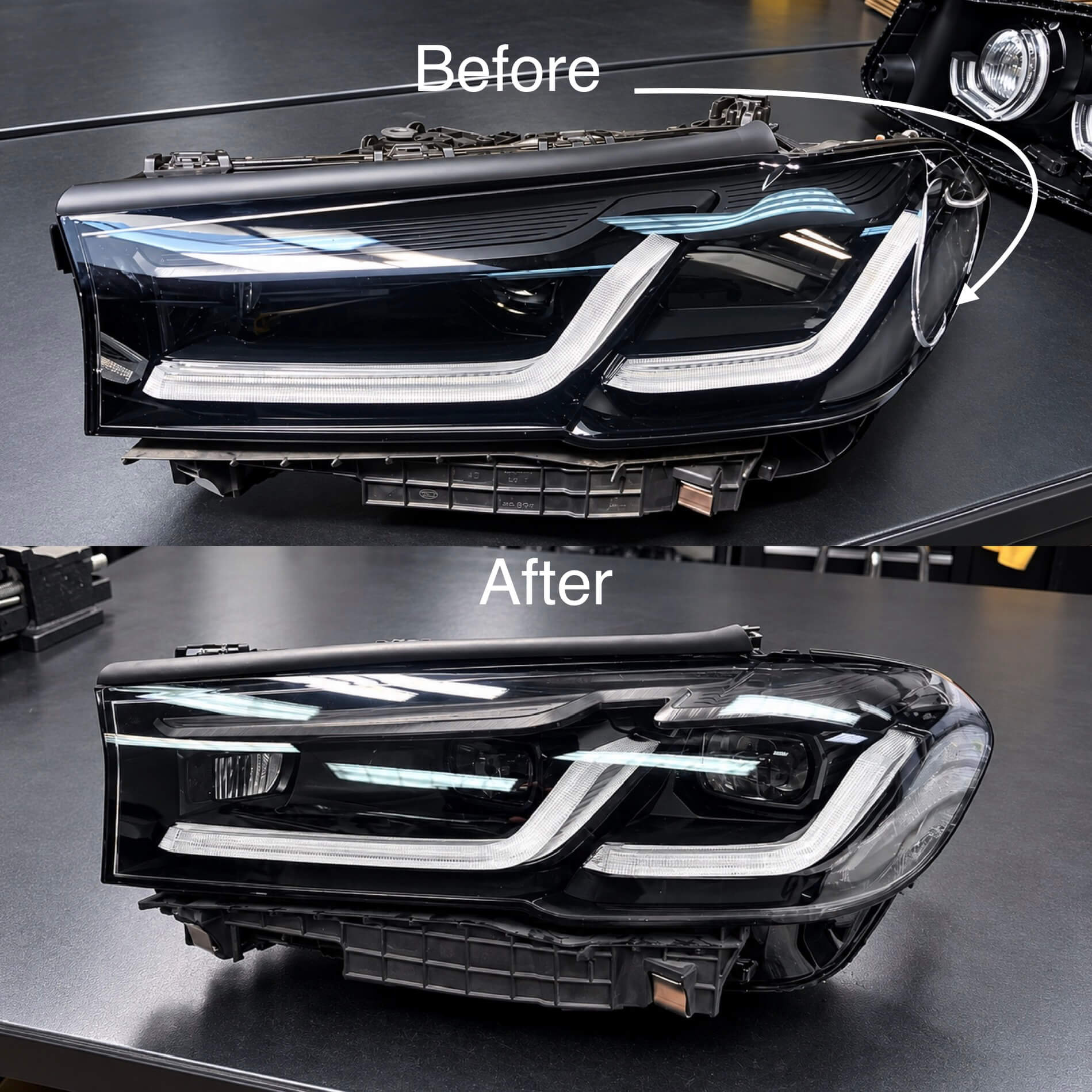 headlight repair lens Image